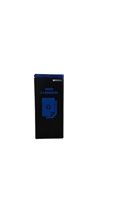 3-Colour Recycling Station – Durable Steel Waste Separation Bins