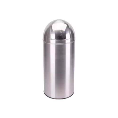 53L Stainless Steel Swing Lid Trash Bin – Commercial Indoor Waste Bin for Offices, Hotels & Public Spaces