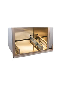 Dual Compartment Stainless Steel Recycling Bin 52L