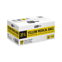 Yellow Clinical Medical Waste Bags | Leak-Resistant Healthcare Waste Disposal Bags