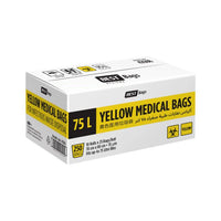 Yellow Clinical Medical Waste Bags | Leak-Resistant Healthcare Waste Disposal Bags