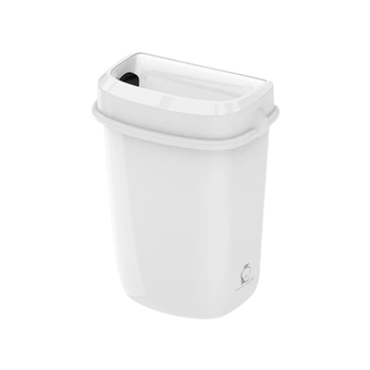 compare product Multi Curved Trash Bin Floor Standing or Wall Mounted, 32L