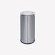 54L Stainless Steel Swing Lid Bin | Modern Office & Lobby Waste Bin (Round, Brushed Steel)