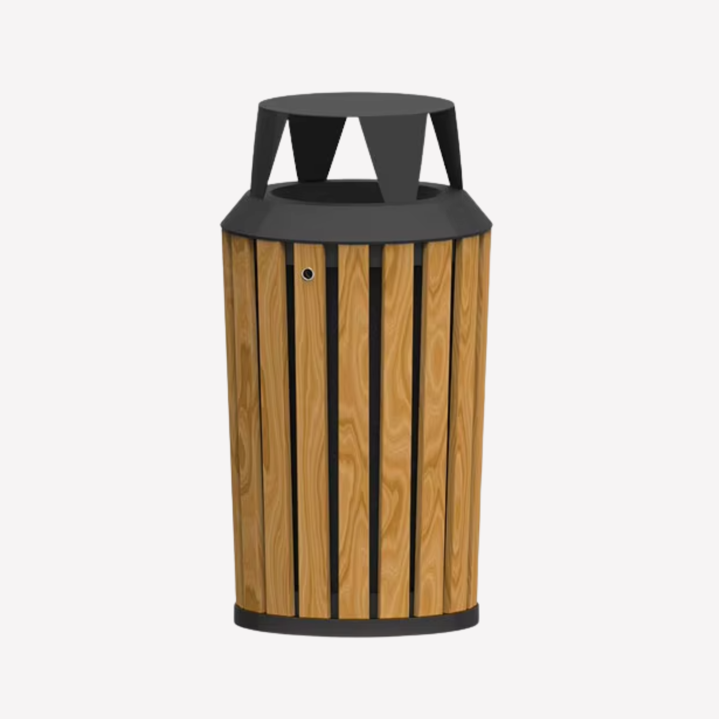 45L Outdoor Steel Ashtray Bin | Heavy-Duty Street & Park Waste Station (Lockable, Powder-Coated)