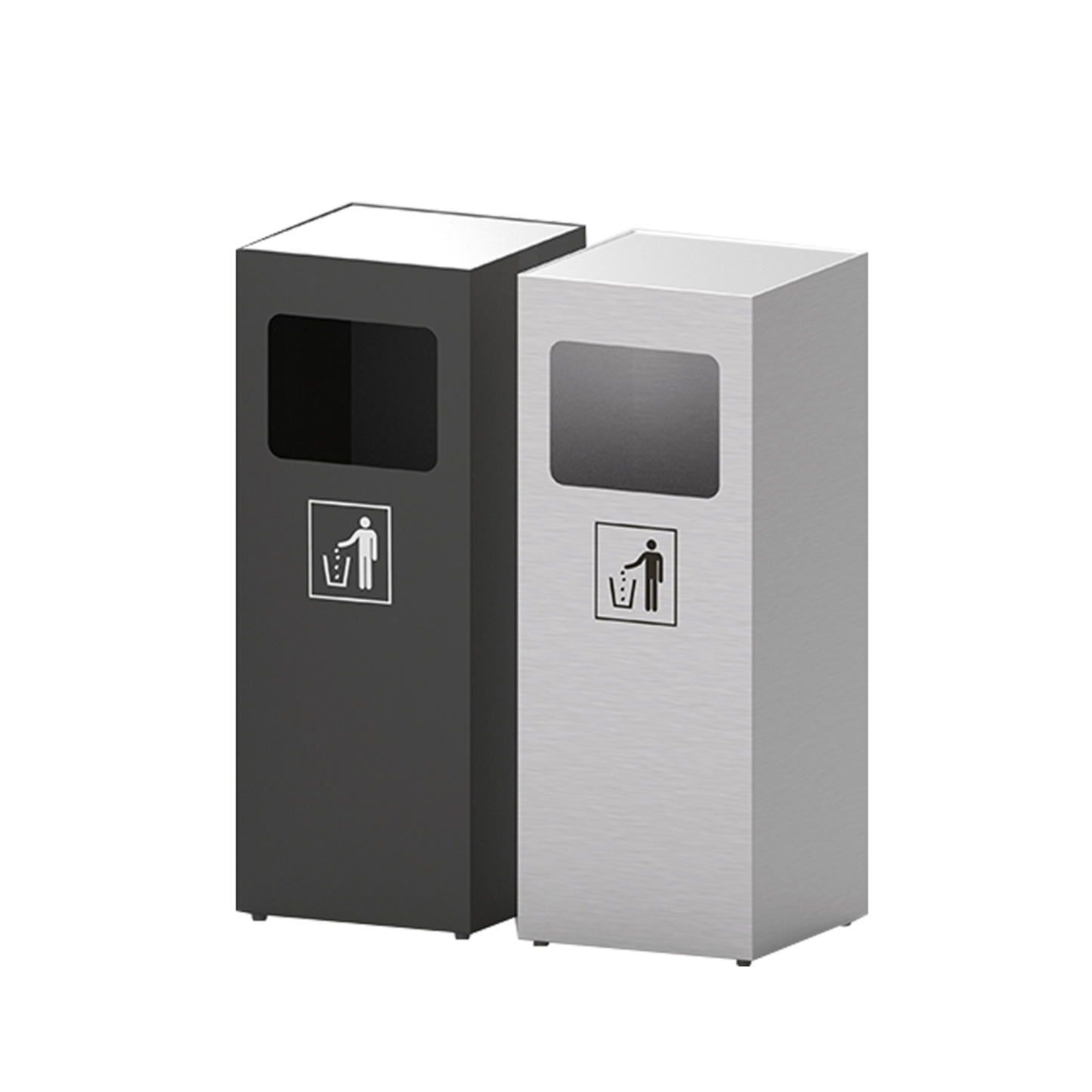 15L Modular Recycling Bin Station | Commercial Colour-Coded Waste System (Indoor Public Spaces)