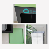 15L Modular Recycling Bin Station | Commercial Colour-Coded Waste System (Indoor Public Spaces)