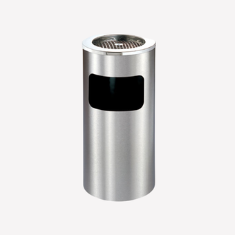 compare product Stainless Steel Ashtray Bin 16L | Commercial Cigarette Disposal Station