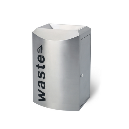 Modern Recycle / Segregation Trash Can – Outdoor / Commercial Metal Bin