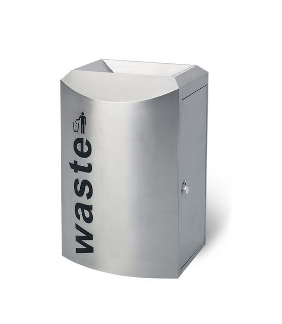 Modern Recycle / Segregation Trash Can – Outdoor / Commercial Metal Bin