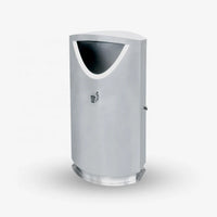17-Gallon Commercial Stainless Steel Open-Top Trash Bin – Heavy Duty / Indoor-Outdoor