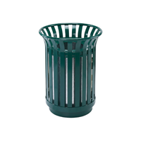Outdoor Steel Park Trash Bin – Heavy Duty Commercial Street & Garden Waste Bin (100L)