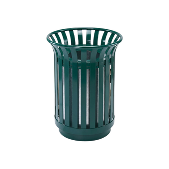 compare product Outdoor Steel Park Trash Bin – Heavy Duty Commercial Street & Garden Waste Bin (100L)