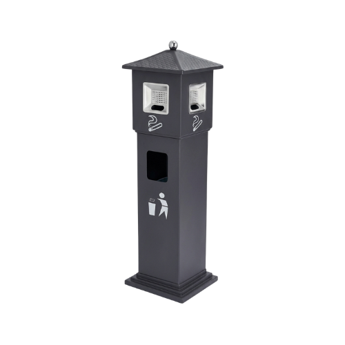 Outdoor Stainless Steel Ashtray Bin Stand – Weatherproof Ashtray Bin (10L)
