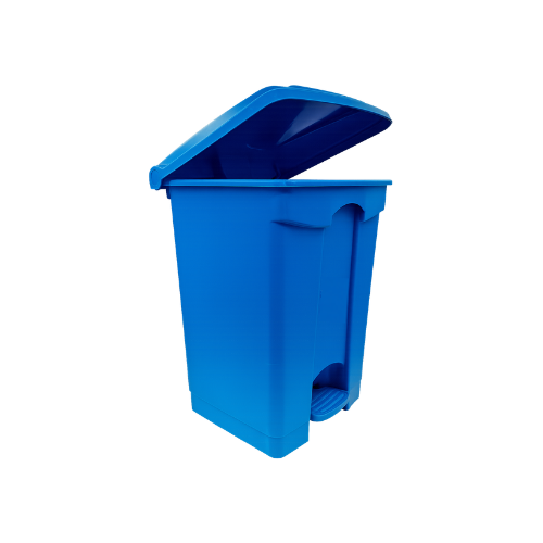 HospiPlus 45L PPE Disposal Pedal Bin – Hands-Free Clinical Waste Bin (Blue)