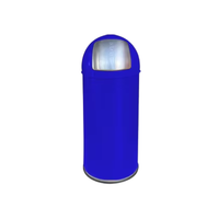 53L Stainless Steel Swing Lid Trash Bin – Commercial Indoor Waste Bin for Offices, Hotels & Public Spaces