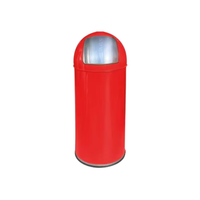 53L Stainless Steel Swing Lid Trash Bin – Commercial Indoor Waste Bin for Offices, Hotels & Public Spaces