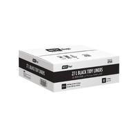 Black Tidy Bin Liners 18L / 27L / 36L – Heavy Duty Hygiene Garbage Bags (1000 Bags Carton)