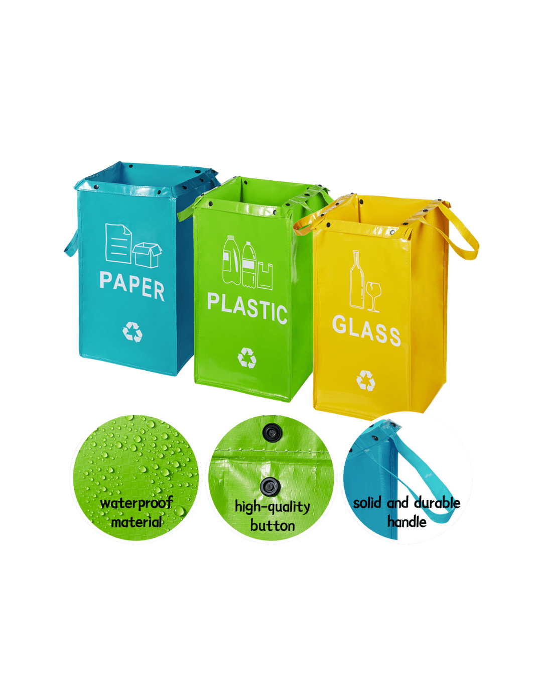 Custom Full - Color Printed PP Woven Laundry Bag – Heavy - Duty, Reusable, Eco - Friendly - MaxBin