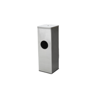 Floor-Standing Stainless Steel Wet-Wipe Dispenser with Disposal Bin – 300×300×900mm