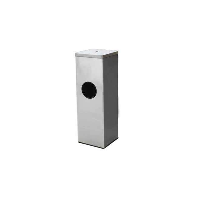 Floor - Standing Stainless Steel Wet - Wipe Dispenser with Disposal Bin – 300×300×900mm - MaxBin