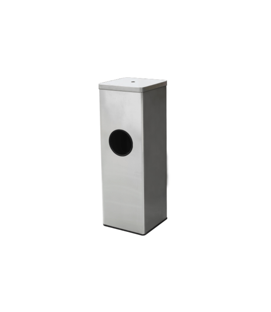 Floor - Standing Stainless Steel Wet - Wipe Dispenser with Disposal Bin – 300×300×900mm - MaxBin
