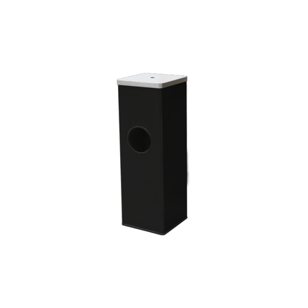 Floor - Standing Stainless Steel Wet - Wipe Dispenser with Disposal Bin – 300×300×900mm - MaxBin