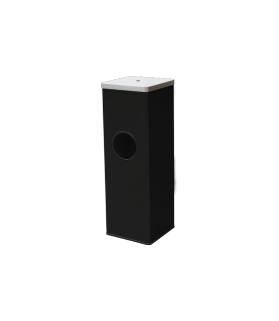 Floor - Standing Stainless Steel Wet - Wipe Dispenser with Disposal Bin – 300×300×900mm - MaxBin