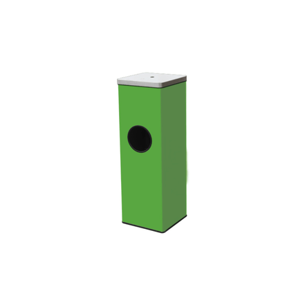 Floor - Standing Stainless Steel Wet - Wipe Dispenser with Disposal Bin – 300×300×900mm - MaxBin