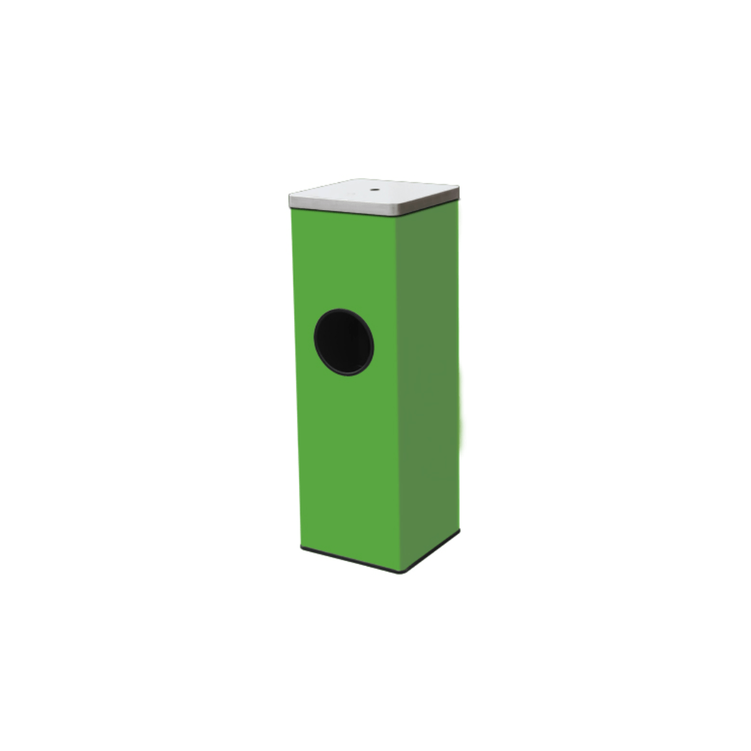 Floor - Standing Stainless Steel Wet - Wipe Dispenser with Disposal Bin – 300×300×900mm - MaxBin
