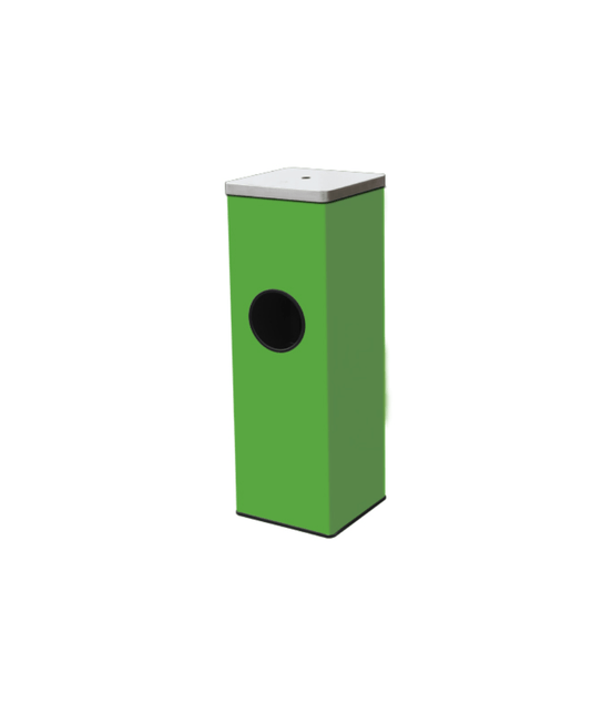 Floor - Standing Stainless Steel Wet - Wipe Dispenser with Disposal Bin – 300×300×900mm - MaxBin