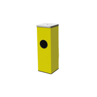 Floor-Standing Stainless Steel Wet-Wipe Dispenser with Disposal Bin – 300×300×900mm