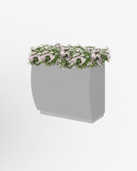 Large Metal Garden Planter Boxes – Rectangular Steel Flowerpots - MaxBin