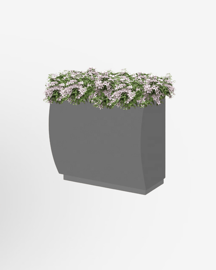 Large Metal Garden Planter Boxes – Rectangular Steel Flowerpots - MaxBin