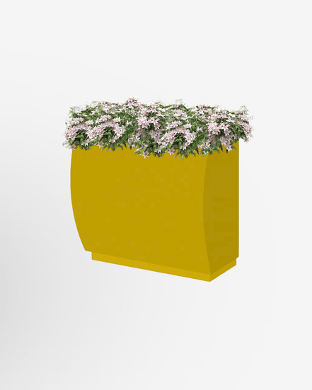 Large Metal Garden Planter Boxes – Rectangular Steel Flowerpots - MaxBin