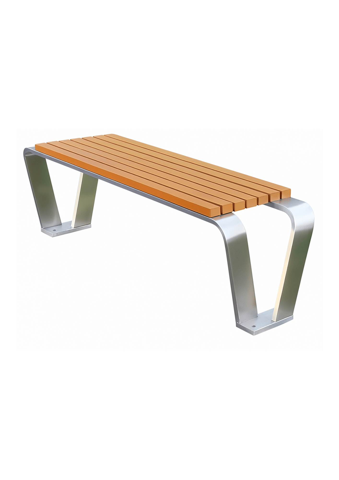 MaxBin Modern Outdoor Backless Bench - MaxBin