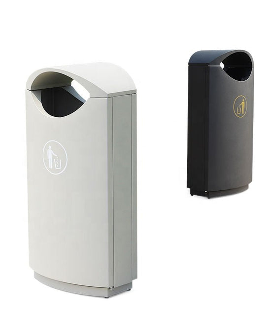 Stainless Steel 60 L Outdoor Recycling Bin (MAX - HK321) – Powder - Coated, Durable, Eco - Friendly - MaxBin