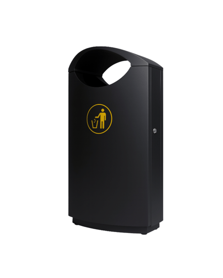 Stainless Steel 60 L Outdoor Recycling Bin (MAX - HK321) – Powder - Coated, Durable, Eco - Friendly - MaxBin